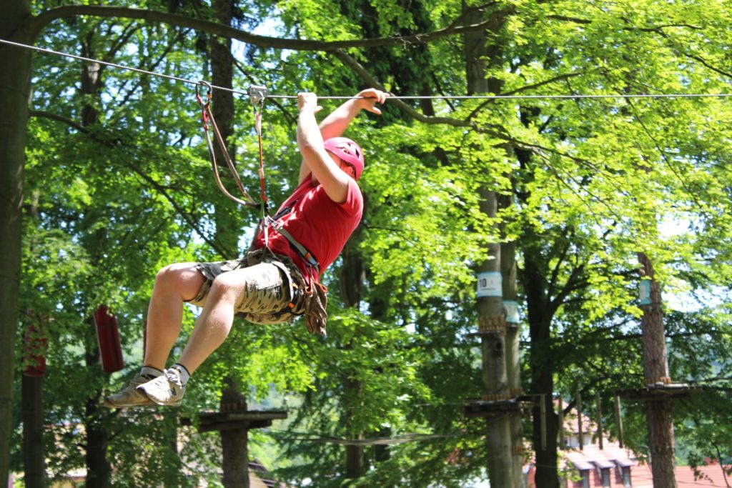 Park linowy góry sowie